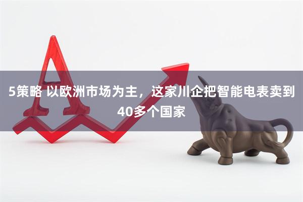 5策略 以欧洲市场为主，这家川企把智能电表卖到40多个国家